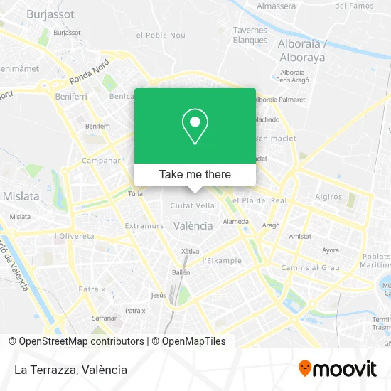 La Terrazza map