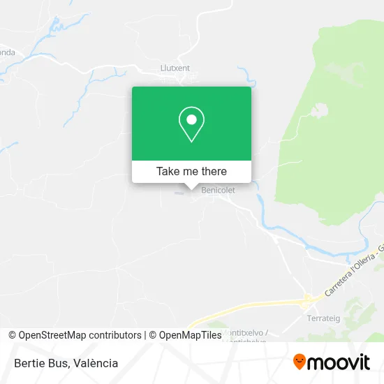 Bertie Bus map