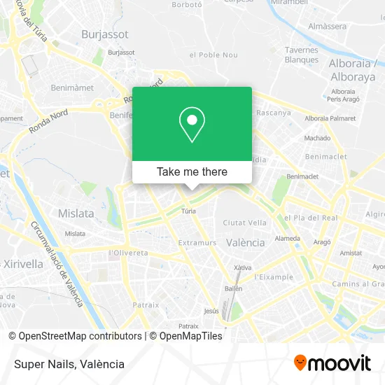 Super Nails map