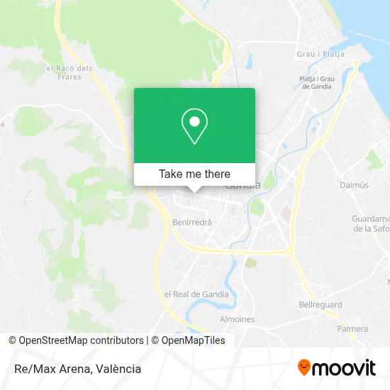 Re/Max Arena map