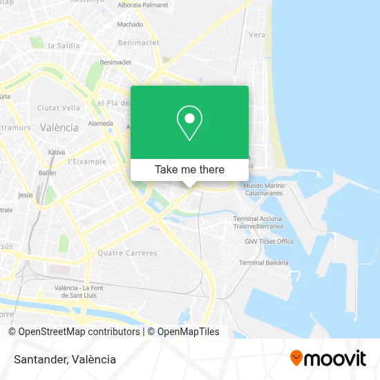 Santander map