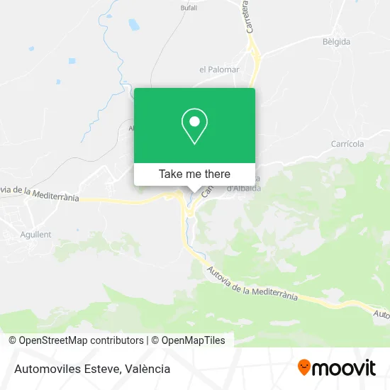 Automoviles Esteve map
