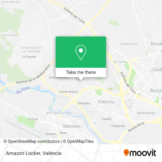Amazon Locker map
