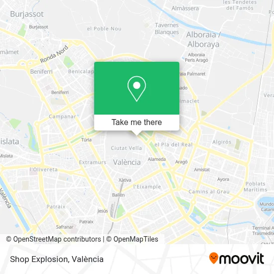 Shop Explosion map