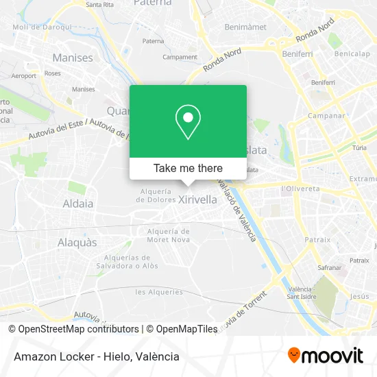 Amazon Locker - Hielo map
