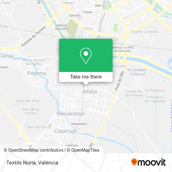 Textils Nuria map