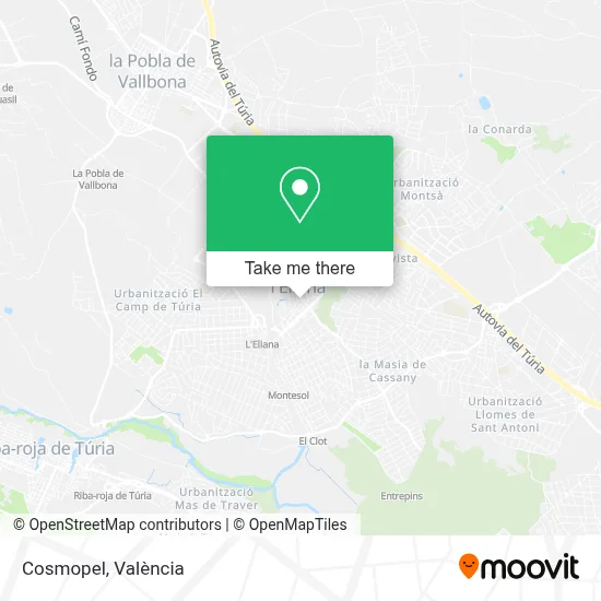 Cosmopel map
