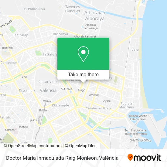 Doctor Maria Inmaculada Reig Monleon map