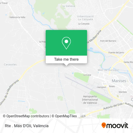 Rte . Más D'Oli map