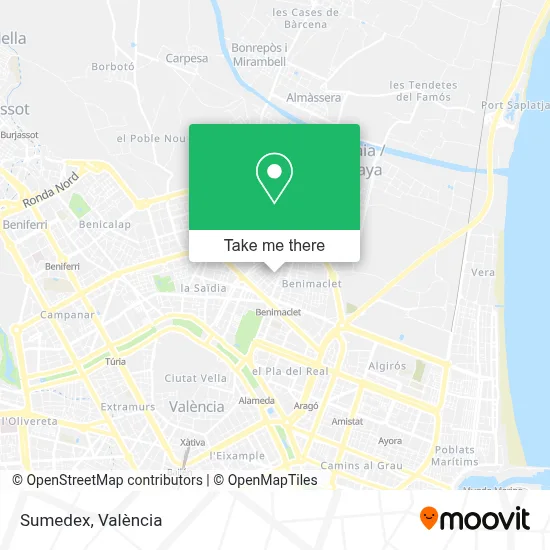 Sumedex map