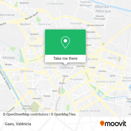 Gaes map