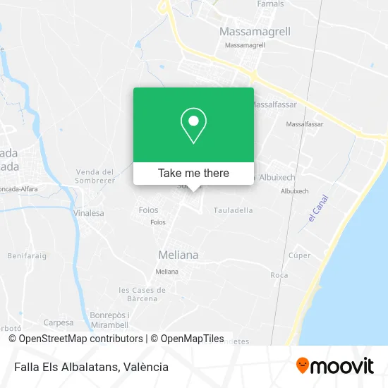 Falla Els Albalatans map