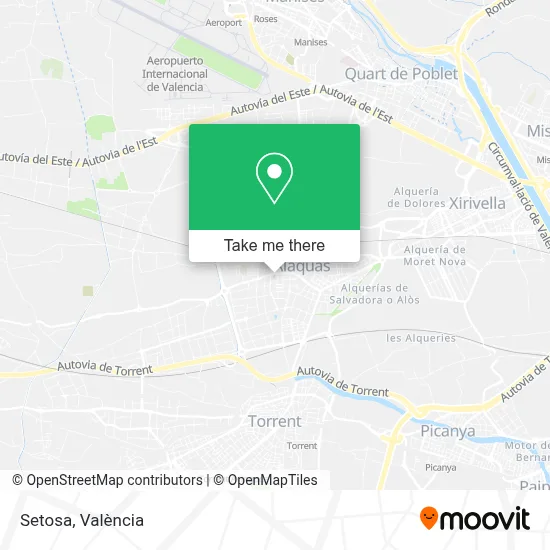 Setosa map
