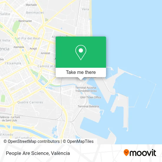 People Are Science map