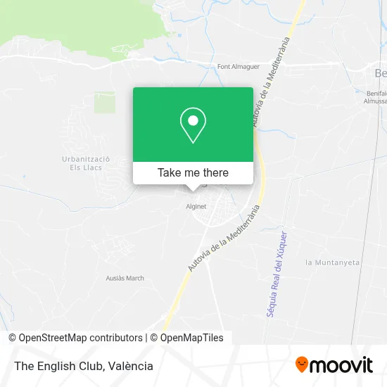 The English Club map