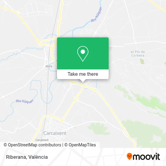 Riberana map