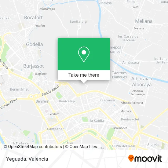 Yeguada map