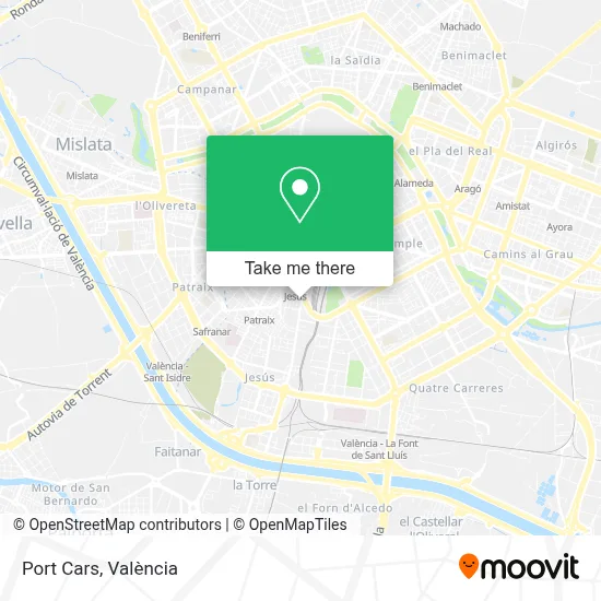 Port Cars map