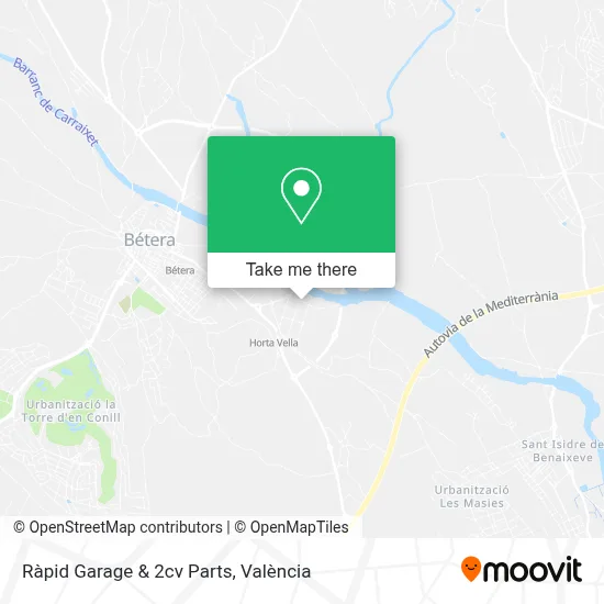 Ràpid Garage & 2cv Parts map