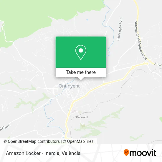 Amazon Locker - Inercia map