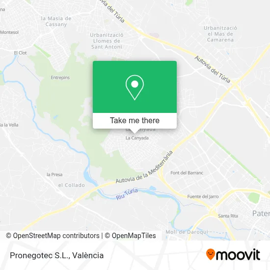Pronegotec S.L. map