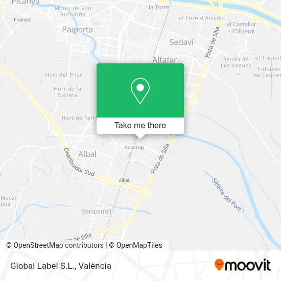 Global Label S.L. map