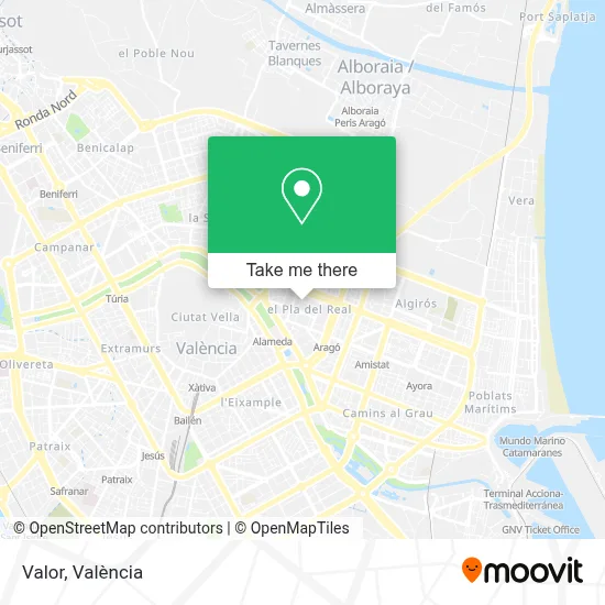 Valor map