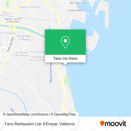 Fans Restaurant Llar D'Empar map