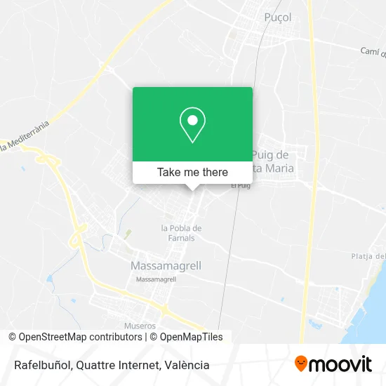Rafelbuñol, Quattre Internet map