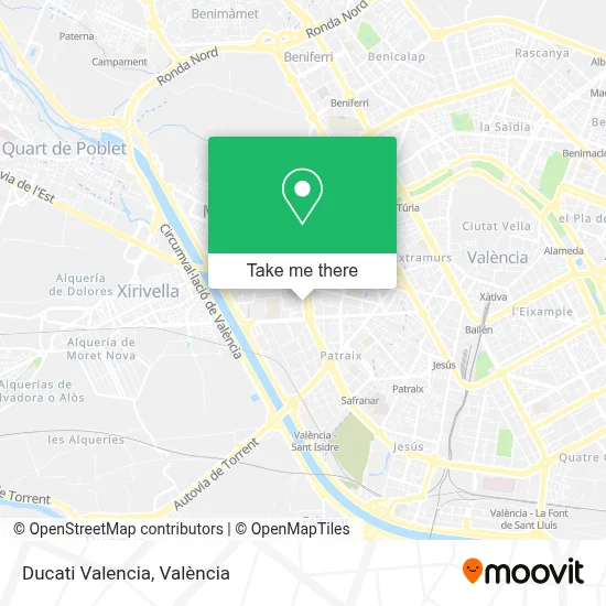 Ducati Valencia map
