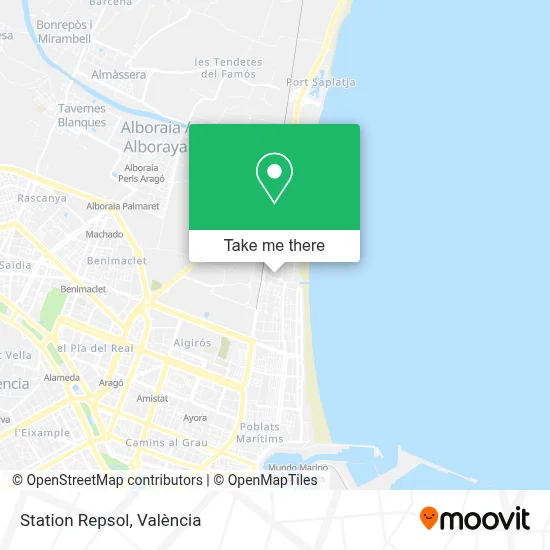 Station Repsol map