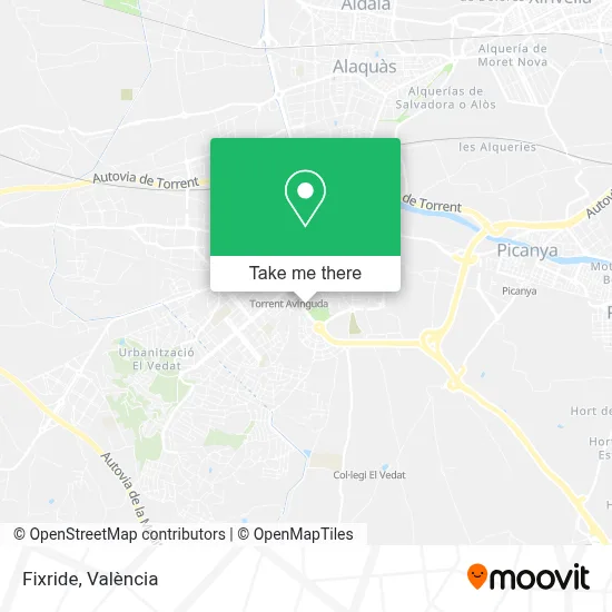 Fixride map