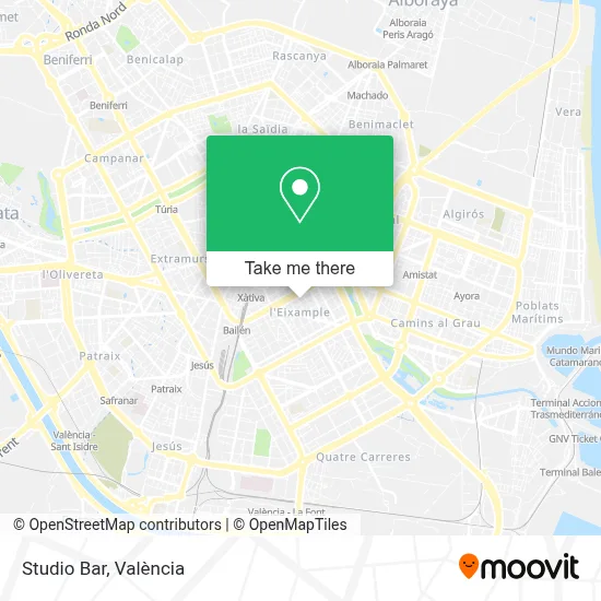 Studio Bar map