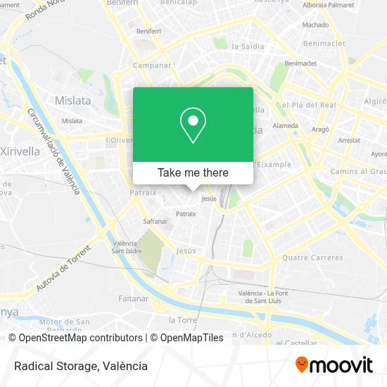 Radical Storage map