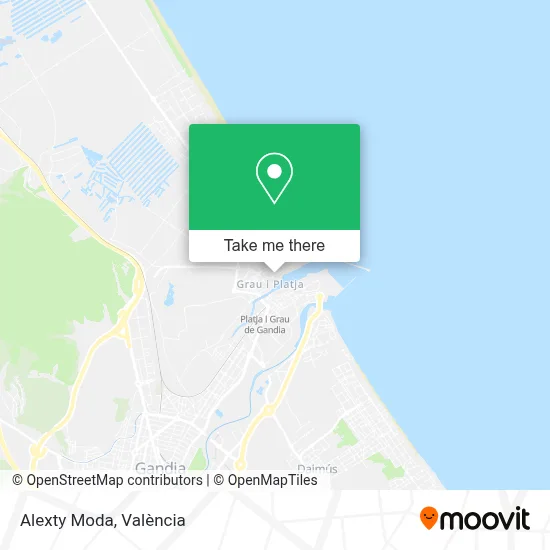 Alexty Moda map
