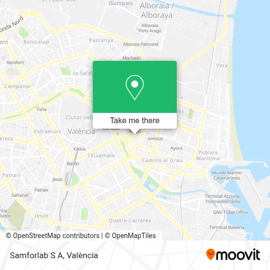 Samforlab S A map