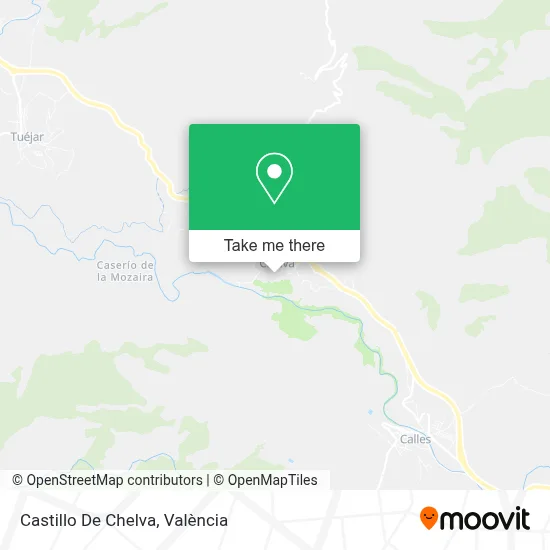 Castillo De Chelva map
