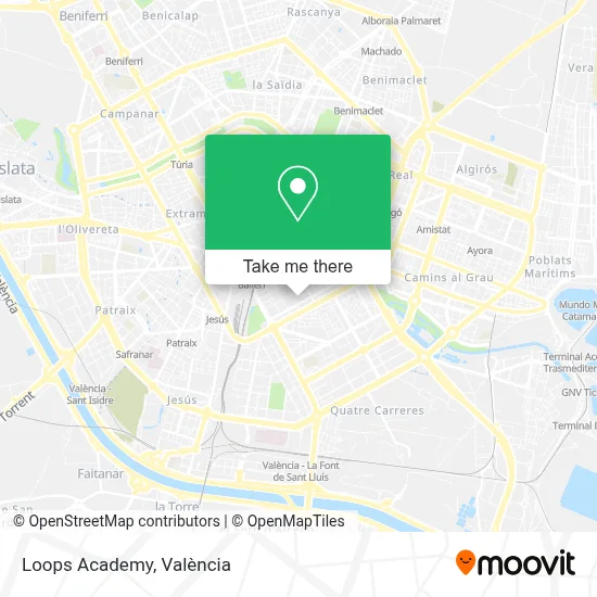 Loops Academy map