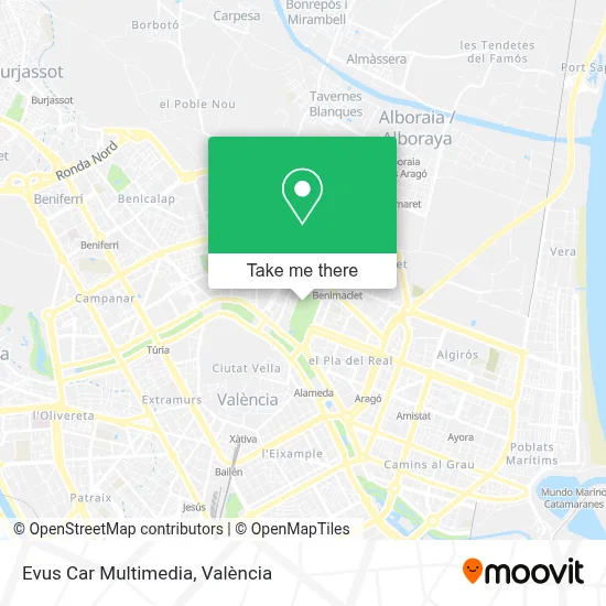 Evus Car Multimedia map