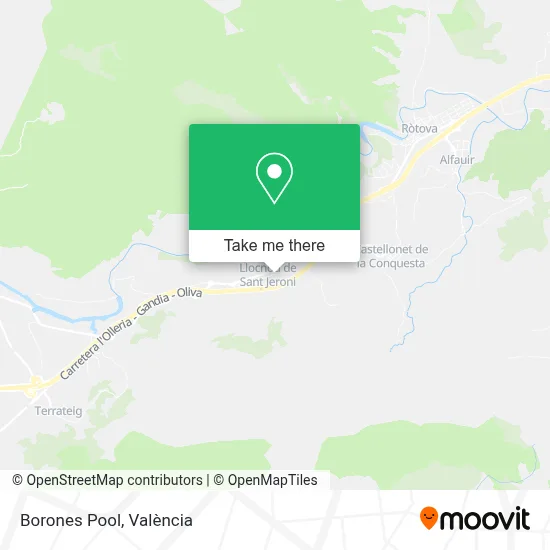 Borones Pool map