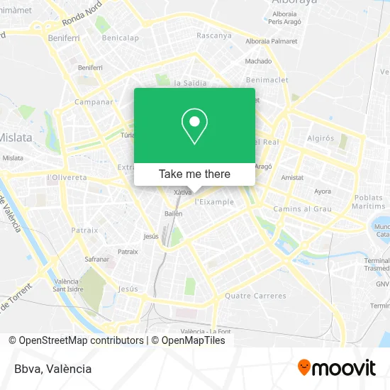 Bbva map