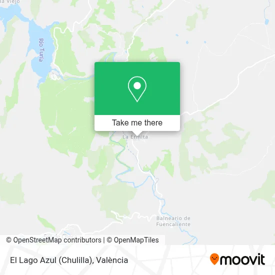 El Lago Azul (Chulilla) map