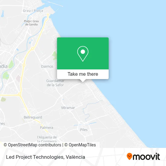 Led Project Technologies map