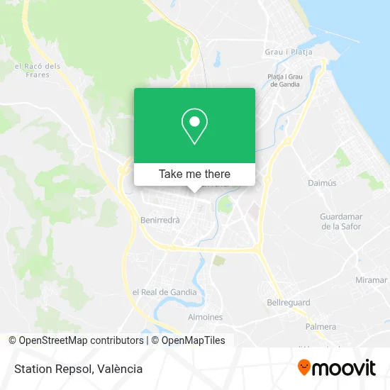 Station Repsol map
