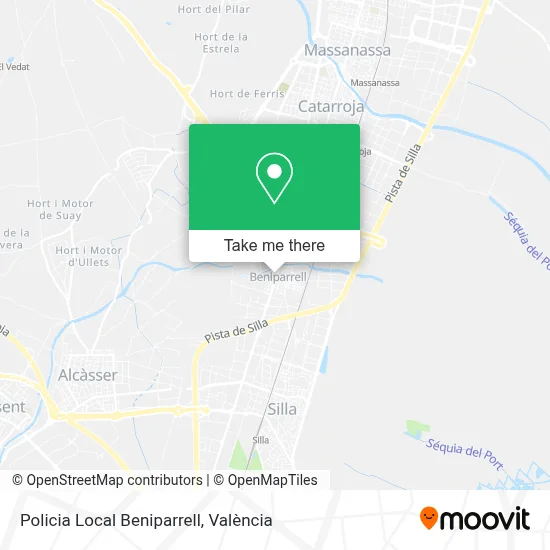 Policia Local Beniparrell map