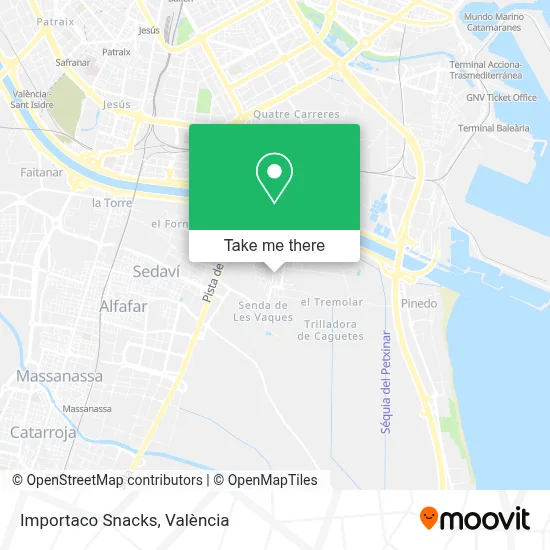Importaco Snacks map