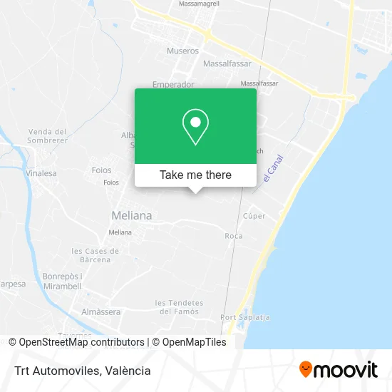 Trt Automoviles map