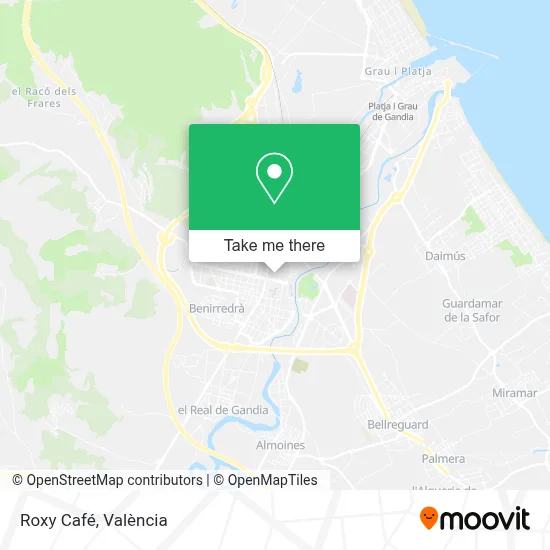 Roxy Café map