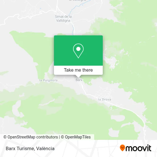 Barx Turisme map