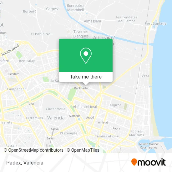 Padex map